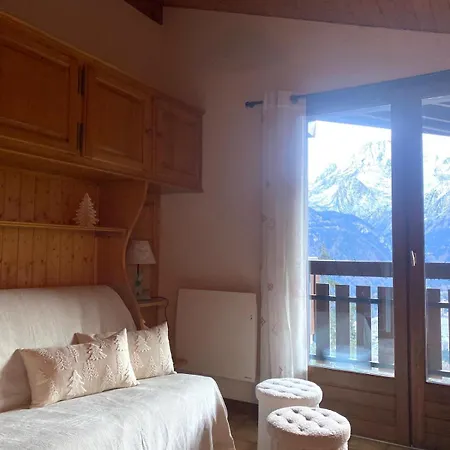 Balcon Face Au Montblanc Cosy Et Chaleureux Apartamento